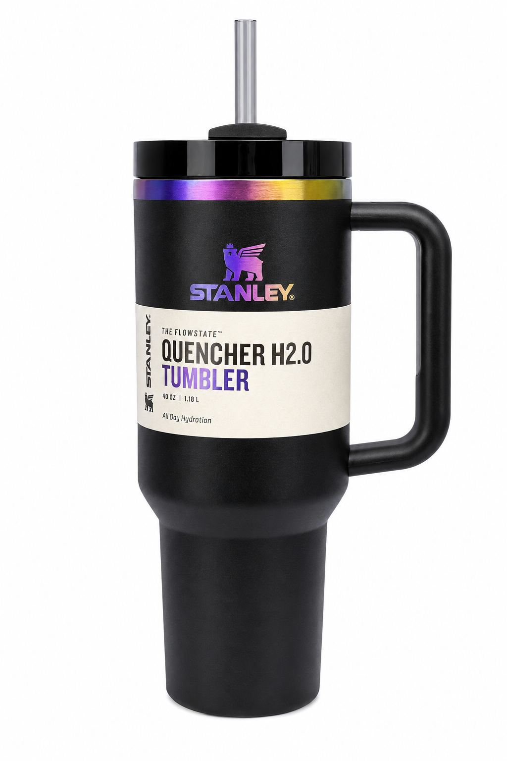Stanley Quencher H2.0 FlowState Tumbler 40 oz – Black