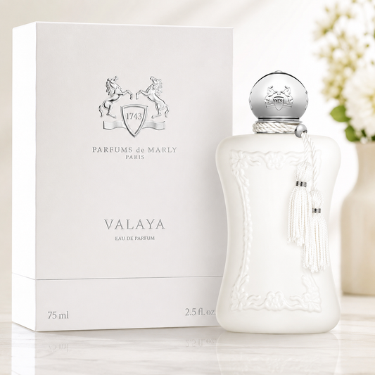 Parfums de Marly Valaya Eau de Parfum 75ml – Floral Musky Woody Fragrance